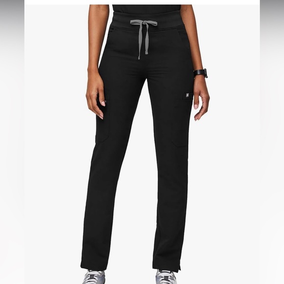 Figs Pants - Black womens fig pants size small/T FIGS YOLA High Waisted Skinny Scrub Pants